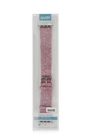 Uray store Apple Watch 38mm Creeper Desenli Kordon - Rose Gold