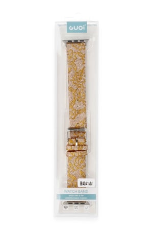 Uray store Apple Watch 38mm Creeper Desenli Kordon - Gold