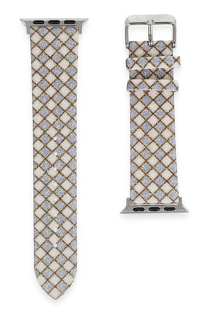 Uray store Apple Watch 38mm Karo Motif Kordon - Lila