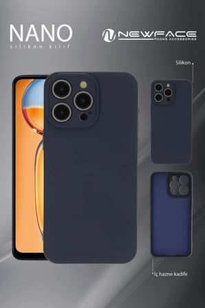Uray store Xiaomi Redmi A3 4G Kılıf Nano içi Kadife Silikon - Lila