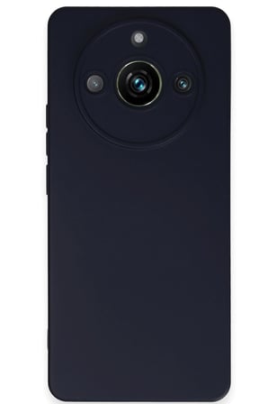 Uray store Realme 11 Pro Kılıf Nano içi Kadife Silikon - Lacivert