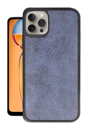 Uray store Apple iPhone 14 Pro Max Kılıf Aras Deri Kapak - Lacivert