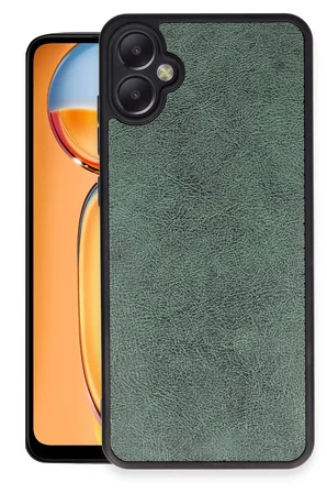 Uray store Samsung Galaxy A05 Kılıf Aras Deri Kapak - Koyu Yeşil