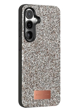Onegif Samsung Galaxy S24 Plus Bright Simli Kapak - Gümüş