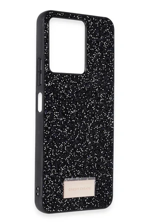 Onegif Xiaomi Redmi 13C Bright Simli Kapak - Gümüş