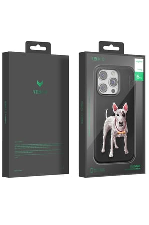 Venco Apple iPhone 14 Pro Max Perma Desenli Kapak - Kahverengi