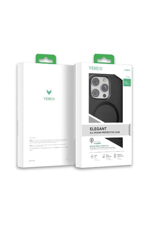 Venco Apple iPhone 15 Pro Puskas Magsafe Kapak - Siyah