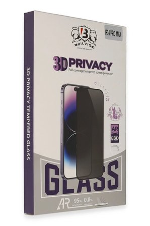Uray store Apple iPhone 13 Pro Max Bilvis 3D Hayalet Cam Ekran Koruyucu
