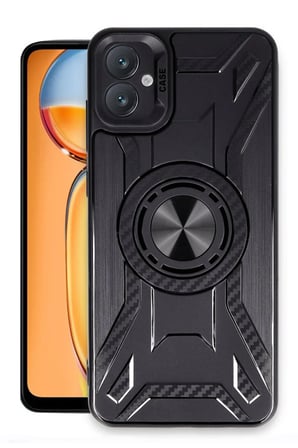 Uray store Samsung Galaxy A05 Kılıf Lincoln Silikon - Siyah
