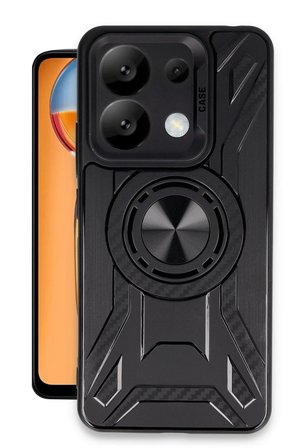 Uray store Xiaomi Redmi Note 13 Pro 5G Kılıf Lincoln Silikon - Siyah