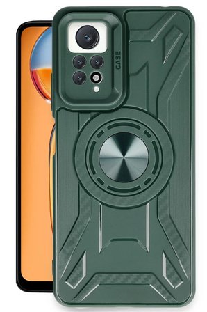 Uray store Xiaomi Redmi Note 12 Pro 4G Kılıf Lincoln Silikon - Koyu Yeşil
