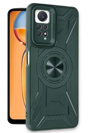 Uray store Xiaomi Redmi Note 12 Pro 4G Kılıf Lincoln Silikon - Koyu Yeşil