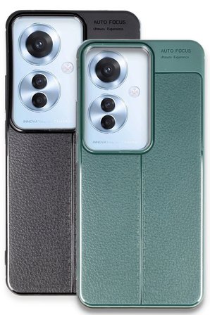 Uray store Oppo Reno 11F Kılıf Auto Focus Kapak - Lacivert