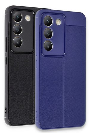 Uray store Vivo V30 Lite 4G Kılıf Auto Focus Kapak - Lacivert