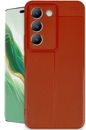 Uray store Vivo V30 Lite 4G Kılıf Auto Focus Kapak - Kırmızı