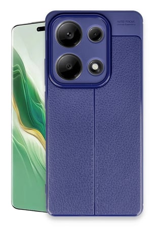 Uray store Xiaomi Redmi Note 13 Pro 4G Kılıf Auto Focus Kapak - Lacivert