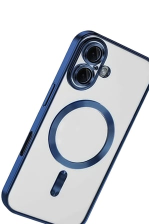 Uray store Apple iPhone 16 Kılıf Kross Magneticsafe Kapak - Lacivert