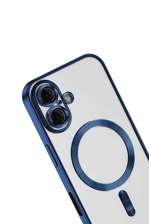 Uray store Apple iPhone 16 Kılıf Kross Magneticsafe Kapak - Lacivert
