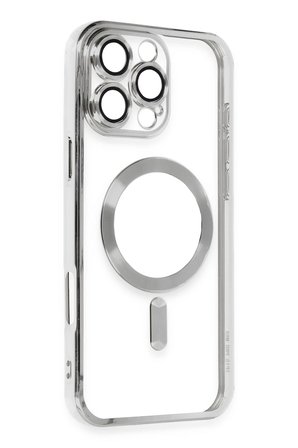 Uray store Apple iPhone 16 Pro Max Kılıf Kross Magneticsafe Kapak - Gümüş
