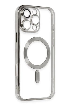 Uray store Apple iPhone 16 Pro Max Kılıf Kross Magneticsafe Kapak - Titan Gri