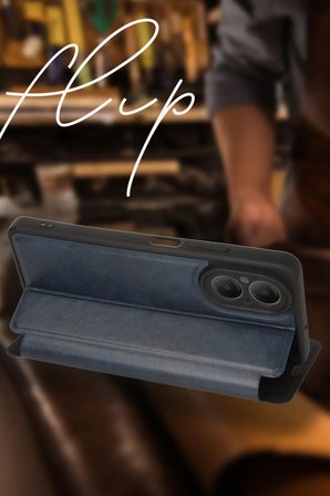 Uray store Samsung Galaxy A05 Kılıf Flip Cover - Kırmızı