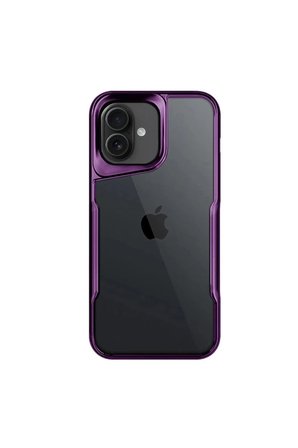 Uray store Apple iPhone 16 Plus Kılıf Boyi Silikon Kapak - Derin Mor