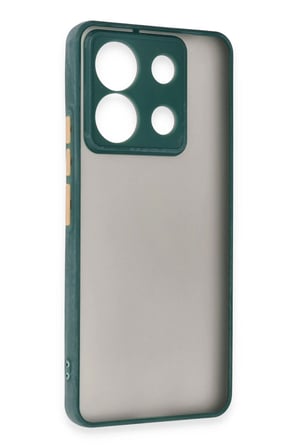 Uray store Xiaomi Redmi Note 13 5G Kılıf Montreal Silikon Kapak - Yeşil