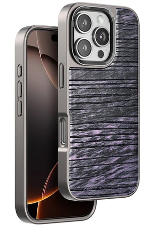 Venco Apple iPhone 16 Pro Max Wave Kapak - Derin Mor