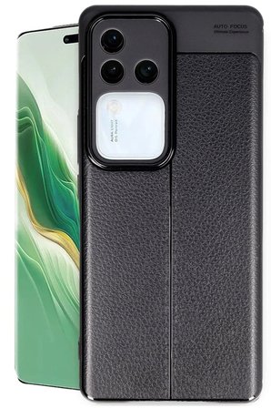 Uray store Vivo V30 5G Kılıf Auto Focus Kapak - Siyah