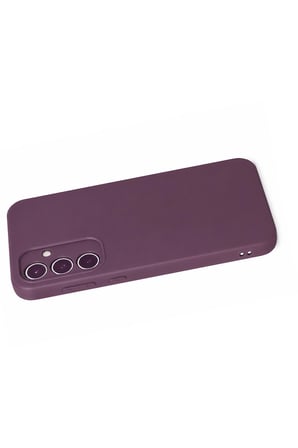 Uray store Samsung Galaxy A35 5G Kılıf First Silikon - Mürdüm