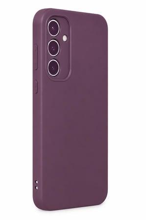 Uray store Samsung Galaxy A35 5G Kılıf First Silikon - Mürdüm
