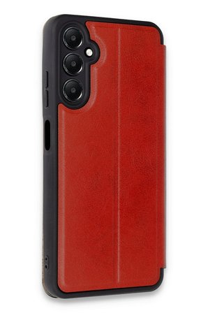 Uray store Samsung Galaxy A55 5G Kılıf Flip Cover - Kırmızı