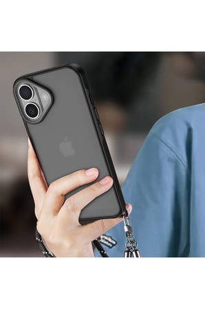 Uray store Apple iPhone 16 Kılıf Elegant Kapak - Lacivert