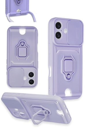 Uray store Xiaomi Redmi 13 4G Kılıf Zuma Kartvizitli Yüzüklü Silikon - Lacivert
