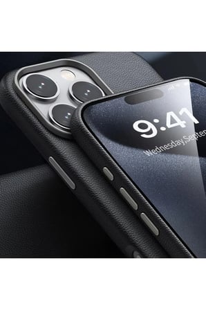 Joko Apple iPhone 16 Pro Max Wonder Deri Magsafe Kapak - Lacivert