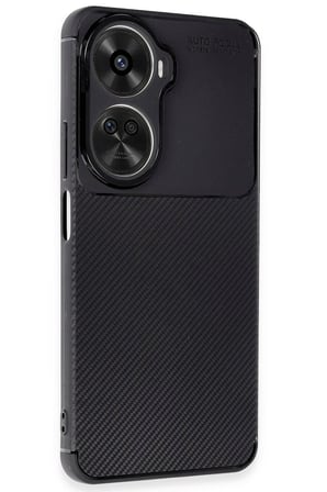 Uray store Huawei Nova 12 SE Kılıf Auto Focus Karbon Kapak - Siyah