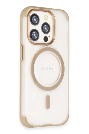 Joko Apple iPhone 15 Pro Hilton Magsafe Kapak - Gold