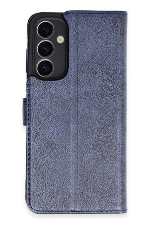 Uray store Samsung Galaxy A25 5G Kılıf Trend S Plus Kapaklı Kılıf - Lacivert