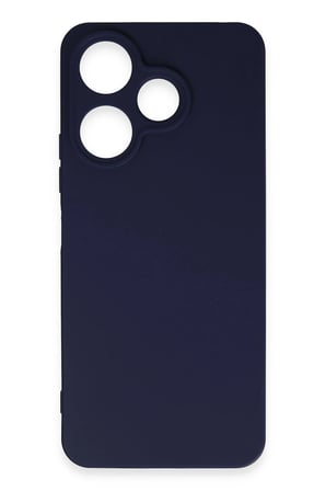 Uray store Xiaomi Redmi 13 4G Kılıf First Silikon - Lacivert