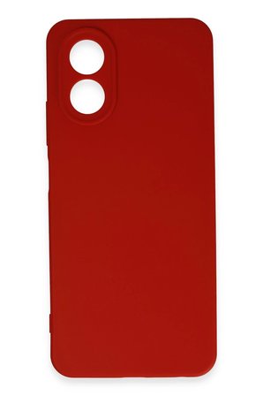 Uray store Oppo A38 Kılıf First Silikon - Kırmızı