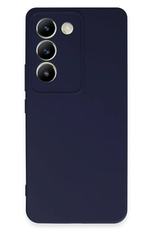 Uray store Vivo V30 Lite 4G Kılıf First Silikon - Lacivert