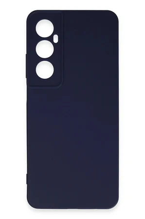 Uray store Realme C65 Kılıf First Silikon - Lacivert