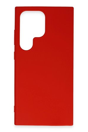 Uray store Samsung Galaxy S24 Ultra Kılıf First Silikon - Kırmızı