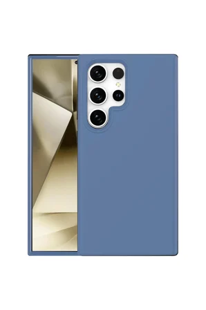 Uray store Samsung Galaxy S24 Ultra Kılıf First Silikon - Mavi