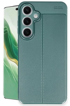 Uray store Samsung Galaxy S24 FE Kılıf Auto Focus Kapak - Koyu Yeşil