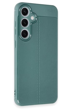 Uray store Samsung Galaxy S24 FE Kılıf Auto Focus Kapak - Koyu Yeşil