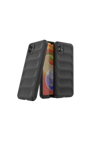 Uray store Samsung Galaxy A06 Kılıf Optimum Silikon - Siyah