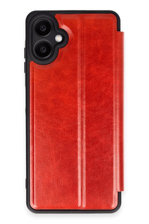 Uray store Samsung Galaxy A06 Kılıf Flip Cover - Kırmızı