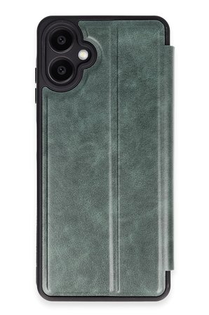 Uray store Samsung Galaxy A06 Kılıf Flip Cover - Koyu Yeşil