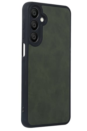 Uray store Samsung Galaxy A16 5G Kılıf Aras Deri Kapak - Koyu Yeşil